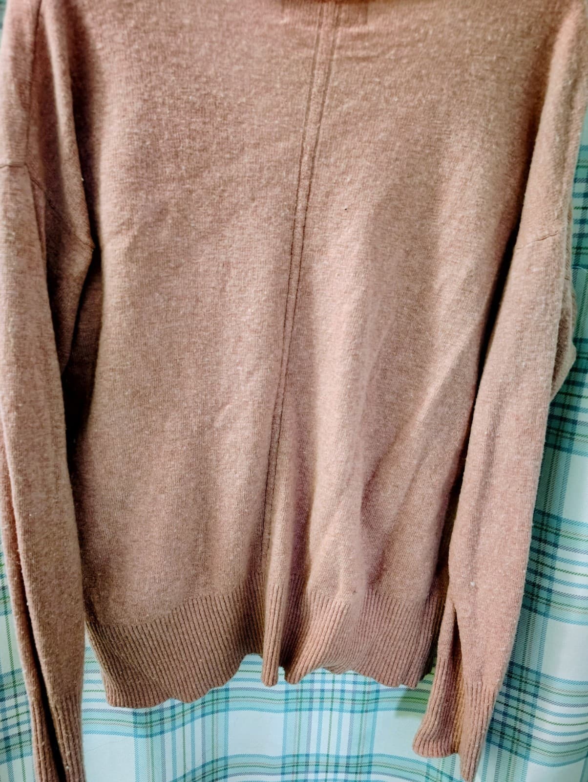Bianco and Blu Womens Sweater, Dusty Rose, Cotton Blend/Cashmere - Thumbnail 4