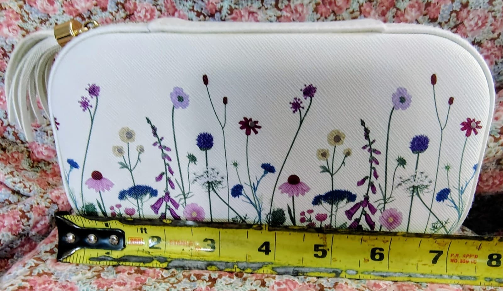 Portable White Jewelry Box Storage Organizer, "Cupcakes & Cashmere at Home" - Thumbnail 18