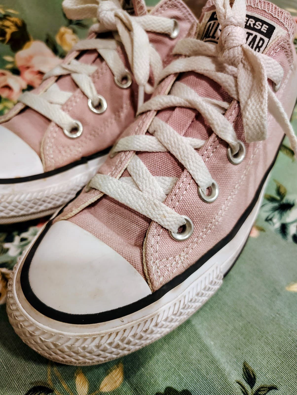 CONVERSE All Star Chuck Taylor Low Top Pink Women's Canvas Shoes Size 5 1/2 - Thumbnail 8