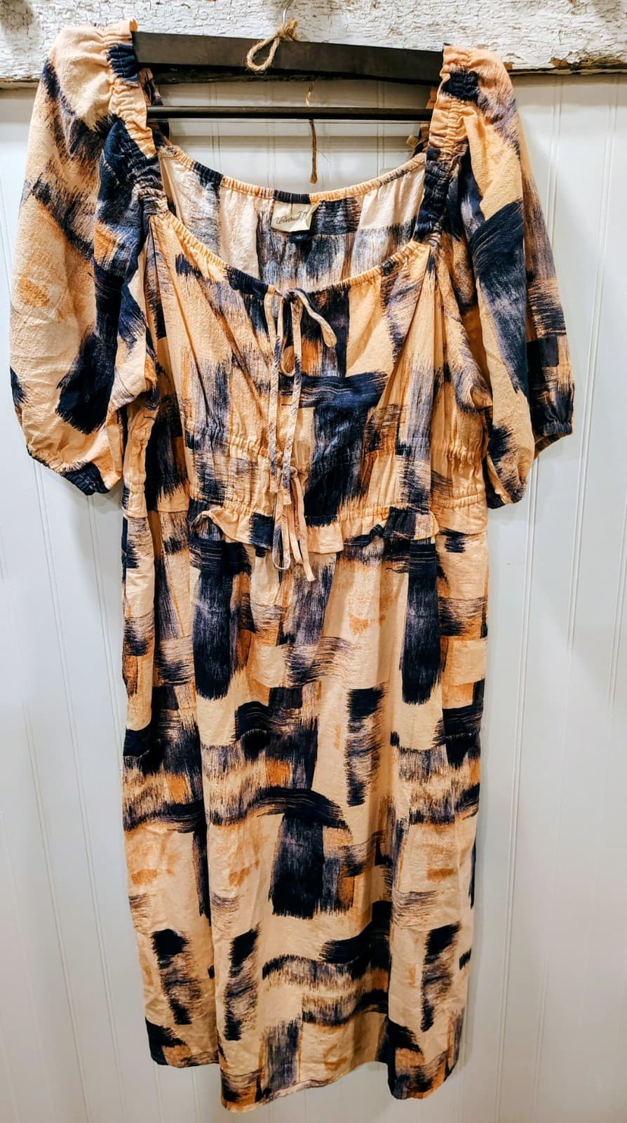 Universal Threads Weekend Peasant Style Midi Dress, Large