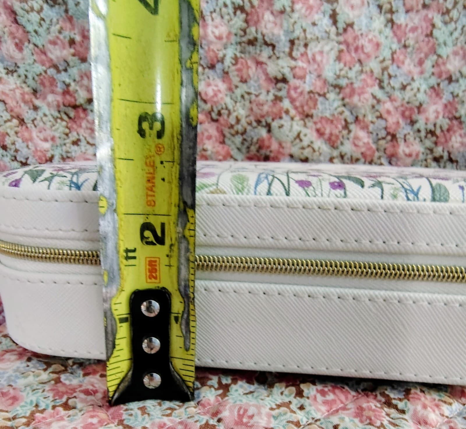 Portable White Jewelry Box Storage Organizer, "Cupcakes & Cashmere at Home" - Thumbnail 16