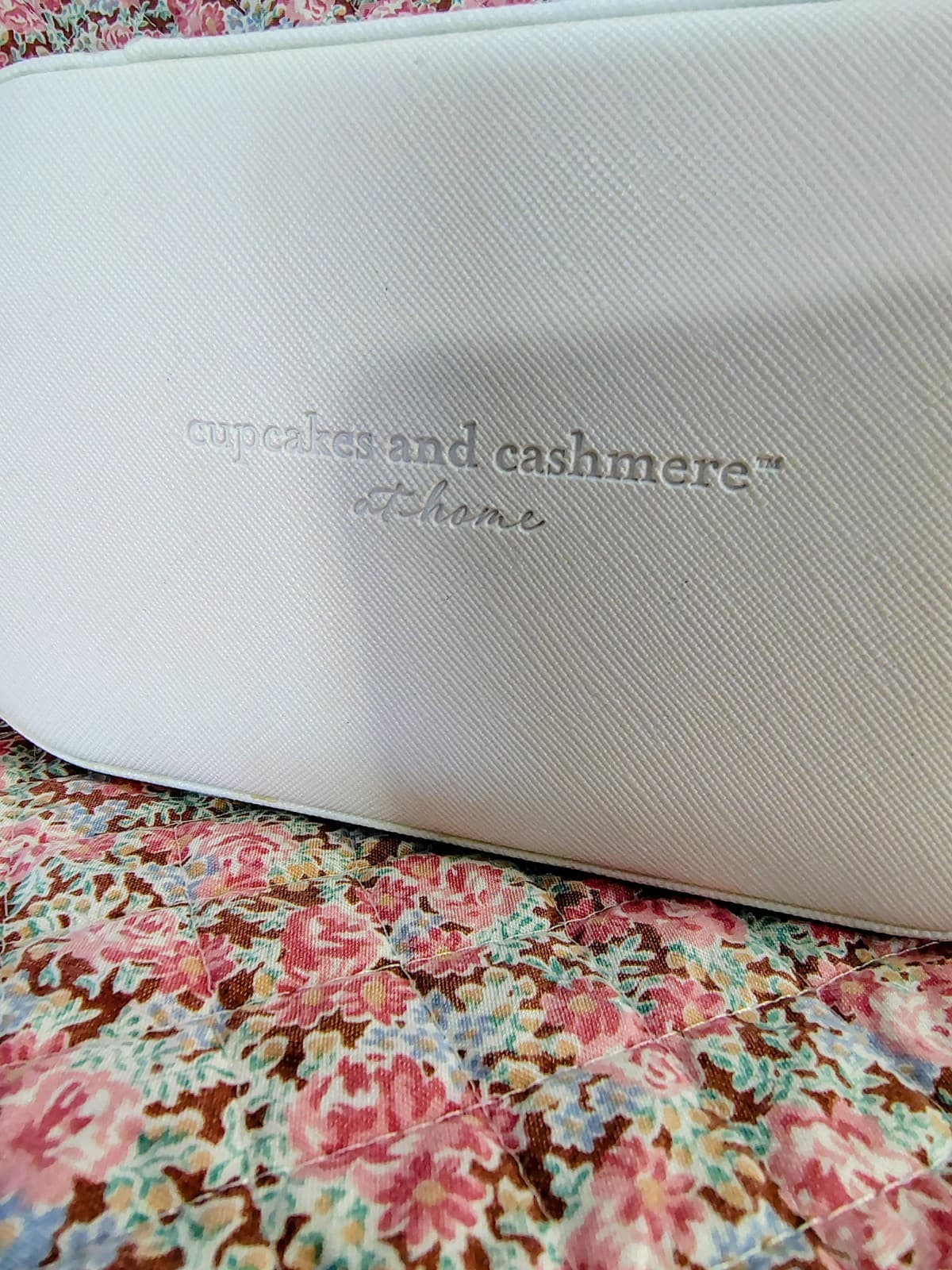 Portable White Jewelry Box Storage Organizer, "Cupcakes & Cashmere at Home" - Thumbnail 8