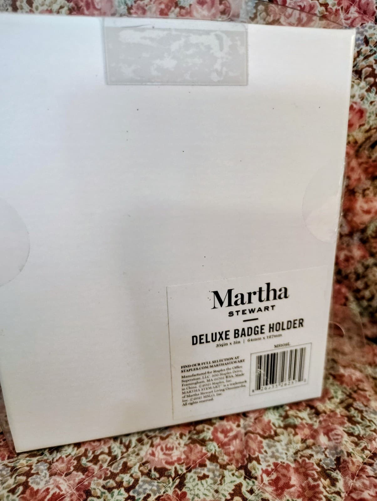 NIB Martha Steward Gold Lanyard Badge Holder - Thumbnail 6