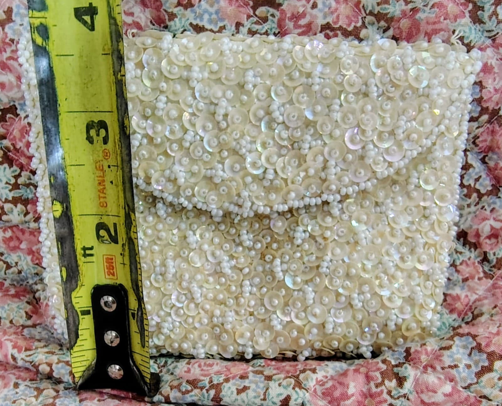 Vintage Beaded Coin Purse - Thumbnail 9