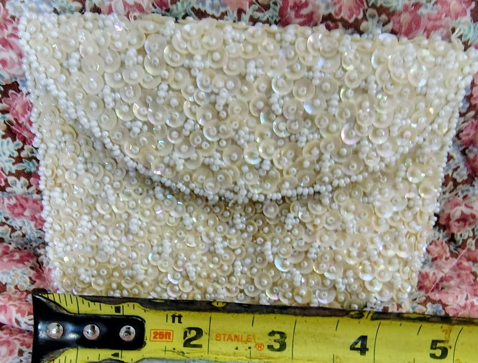 Vintage Beaded Coin Purse - Thumbnail 8