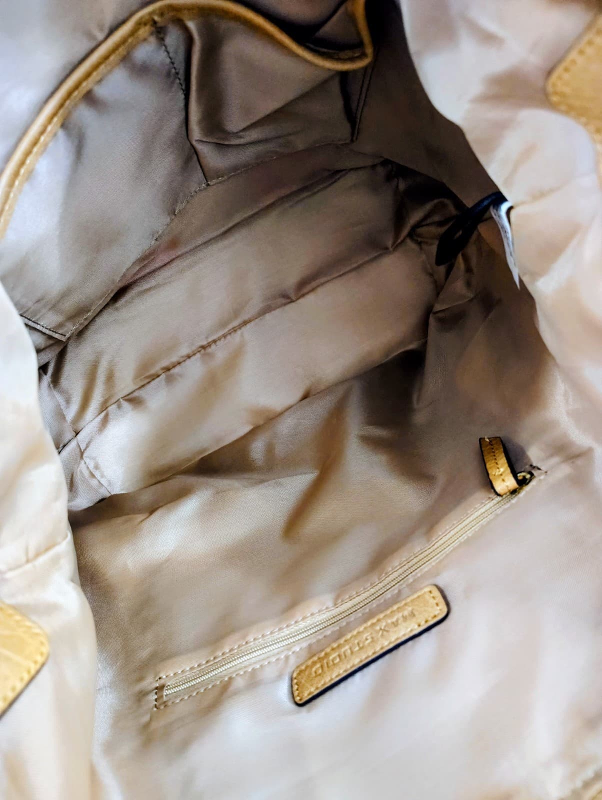 NWOT Max Studio Camel/Tan Satchel Shoulder Bag - Thumbnail 15