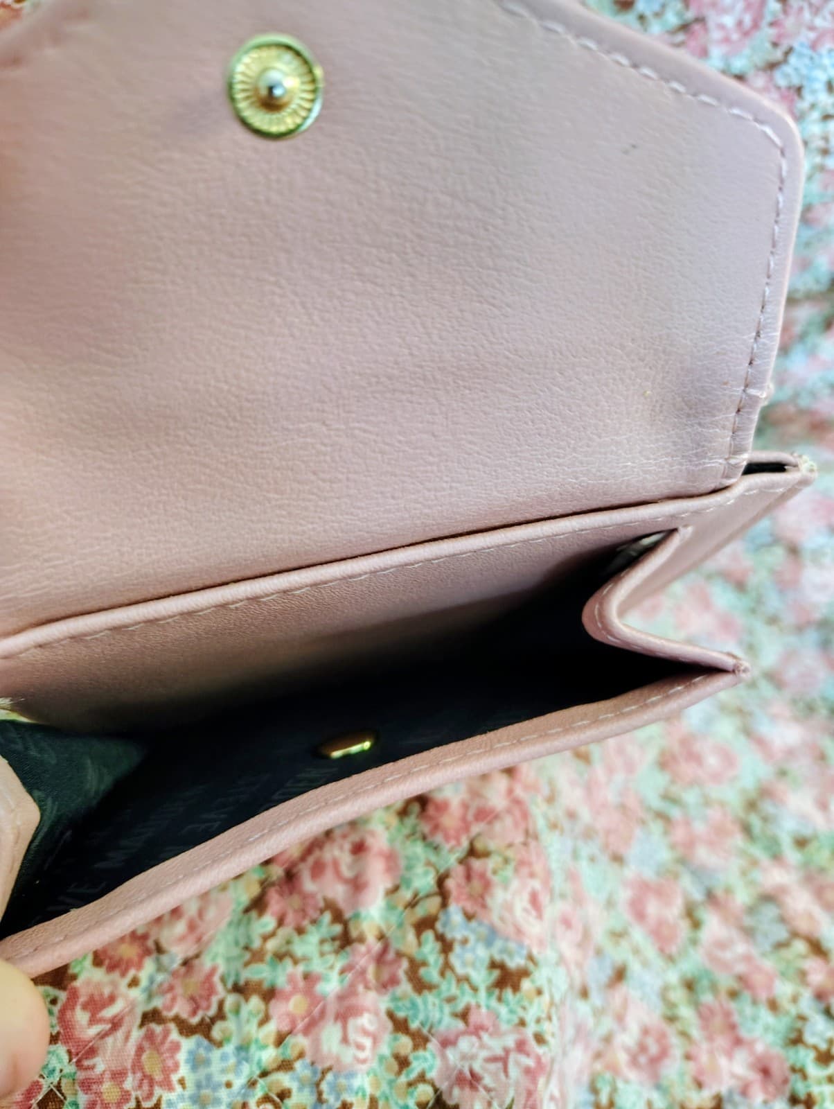 NWOT Steve Madden Rose Pink Bifold Wallet, Zip Pouch - Thumbnail 10