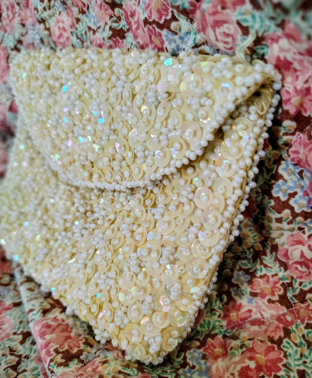 Vintage Beaded Coin Purse - Thumbnail 2