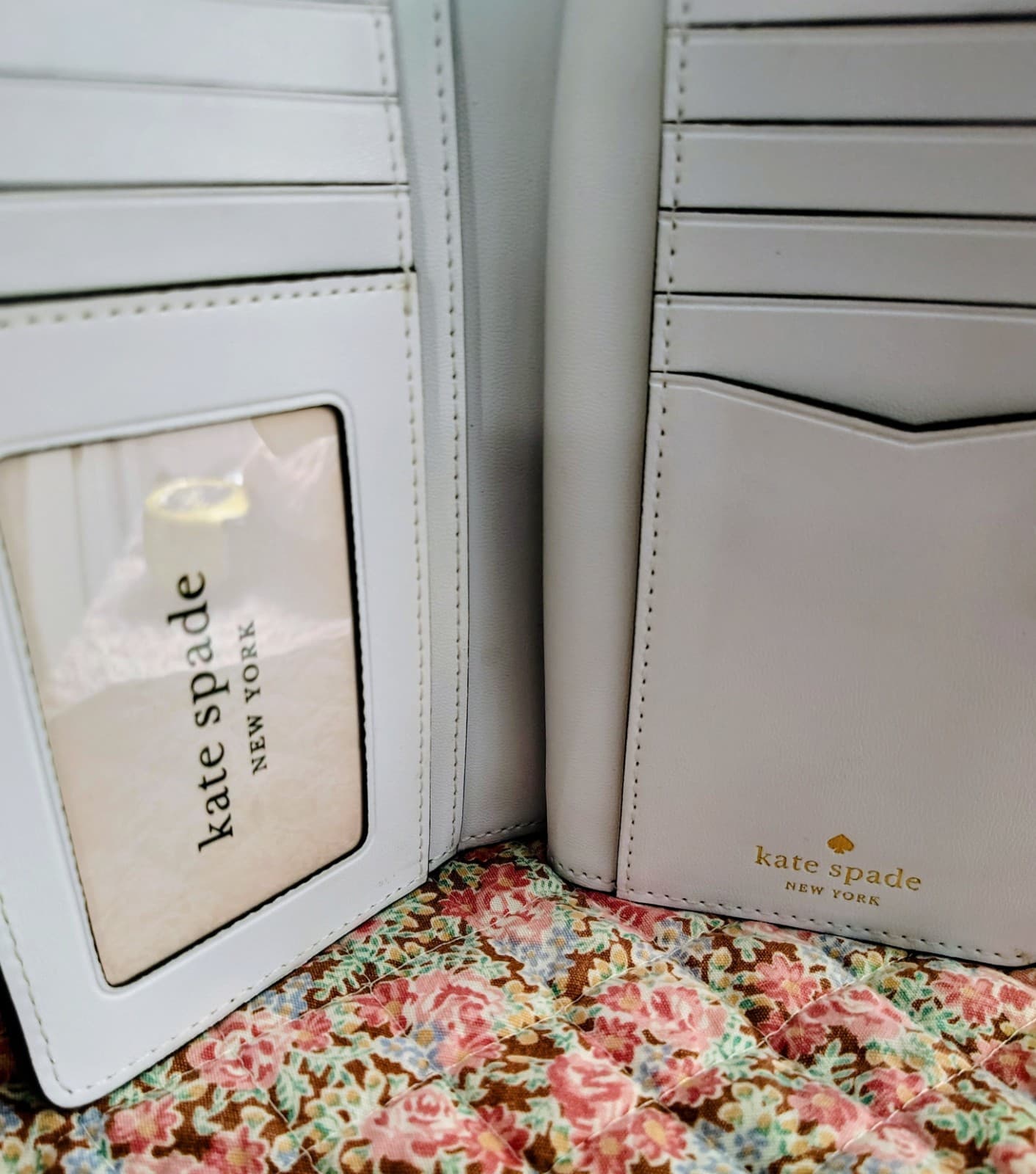 NWOT Kate Spade Staci Poolside Medium Compact Bifold Leather Wallet - Thumbnail 6