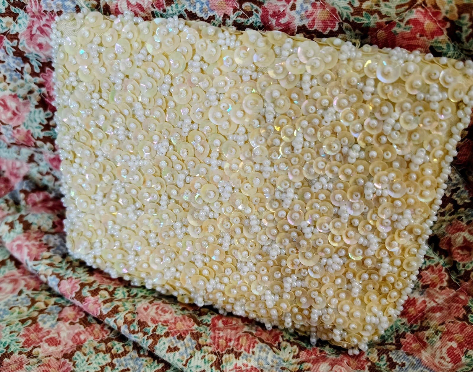 Vintage Beaded Coin Purse - Thumbnail 3