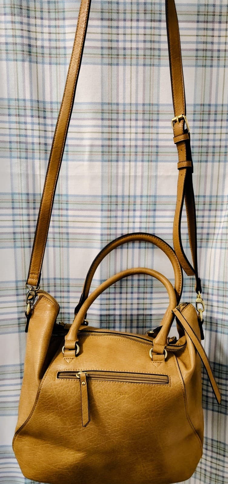 NWOT Max Studio Camel/Tan Satchel Shoulder Bag - Thumbnail 21