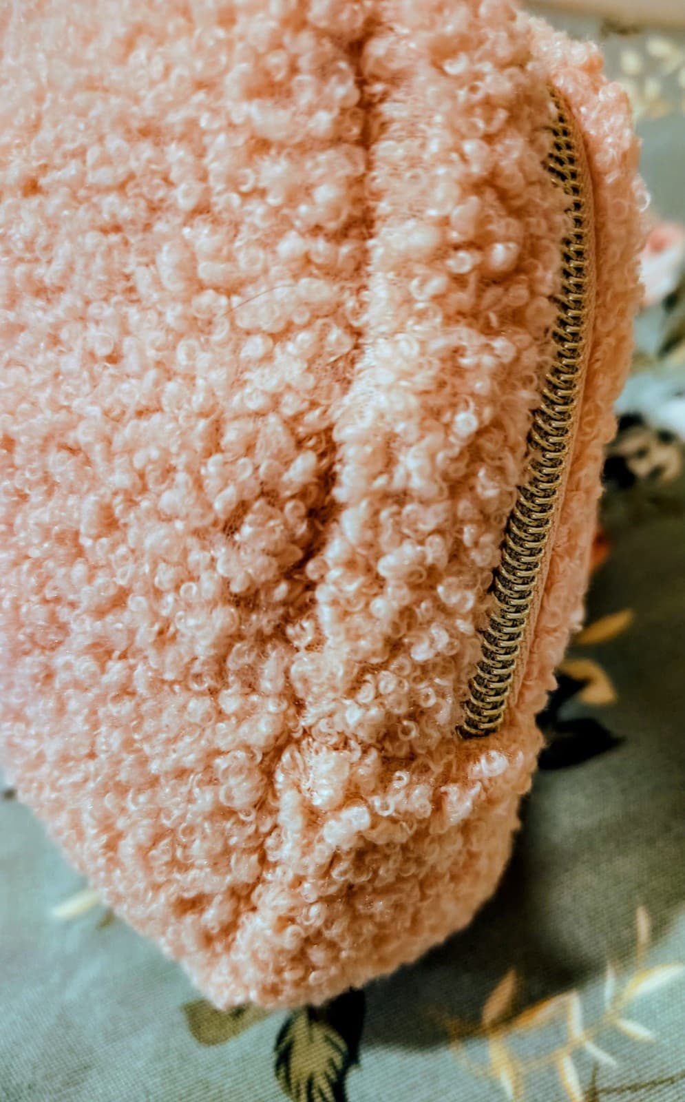 NWT Rose Pink Fleece Belt Bag Fanny Pack - Thumbnail 5