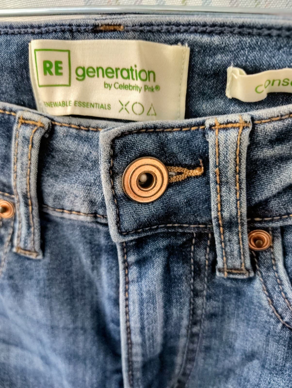 Regeneration By Celebrity Pink, Blue Jeans, Size 0 - Thumbnail 4