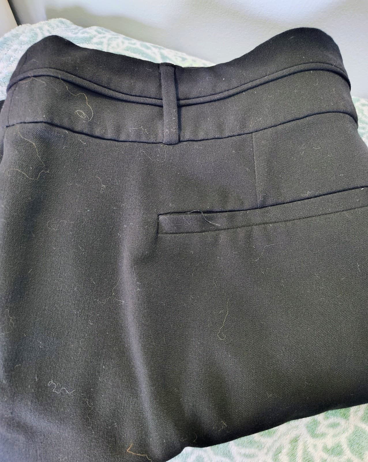Maurices dress pants, Black, hook-and-bar closure and zipper, Size 18 Reg - Thumbnail 6
