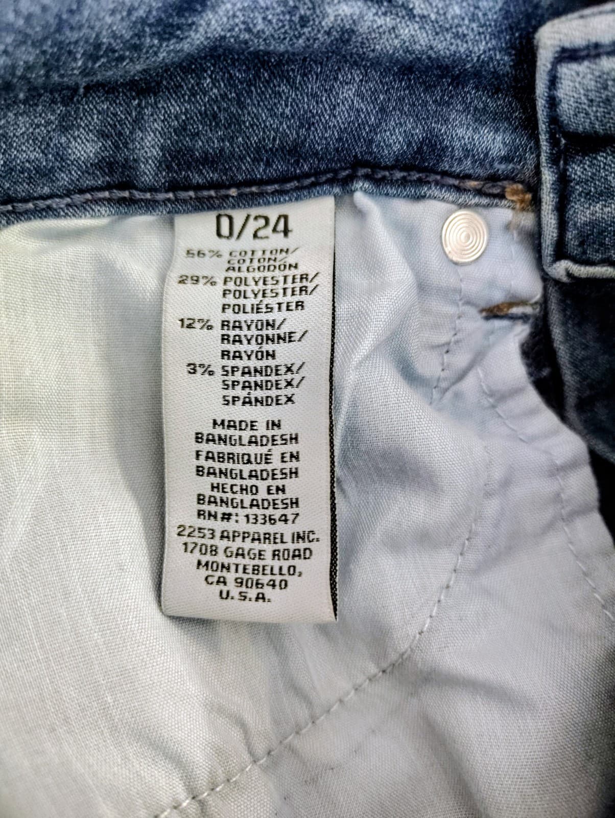 Regeneration By Celebrity Pink, Blue Jeans, Size 0 - Thumbnail 5
