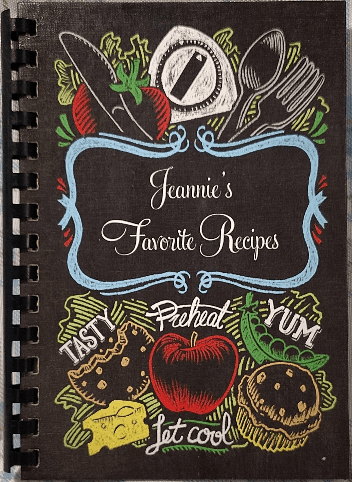 New AMISH Cookbook, Jeannie's Favorite Recipes by Jean Chupp, Spiral bound, 2019