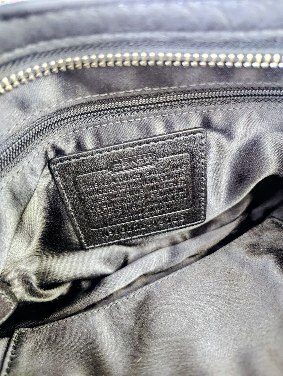 NWOT Coach Penelope Signature Op Art Clutch, Large, Black White Purse - Thumbnail 11