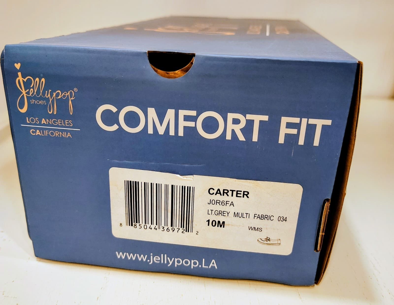 NIB Jelly pop Carter Gray Women's Shoes, Size 10 - Thumbnail 3