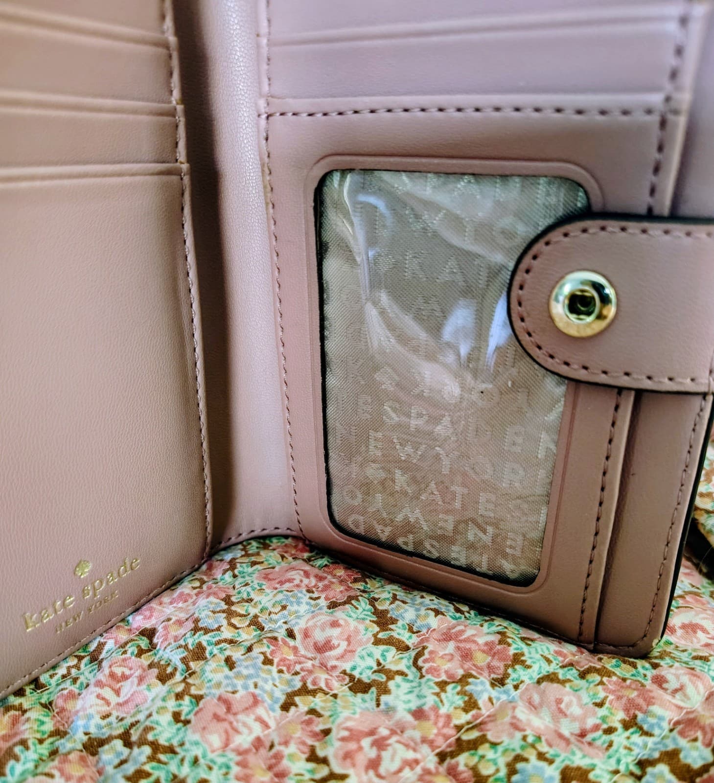 Kate Spade New York Grove Street Tellie Bifold Wallet, Dusty Peony - Thumbnail 5