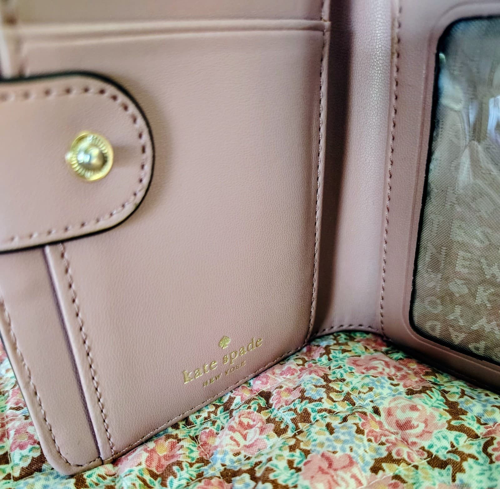 Kate Spade New York Grove Street Tellie Bifold Wallet, Dusty Peony - Thumbnail 6