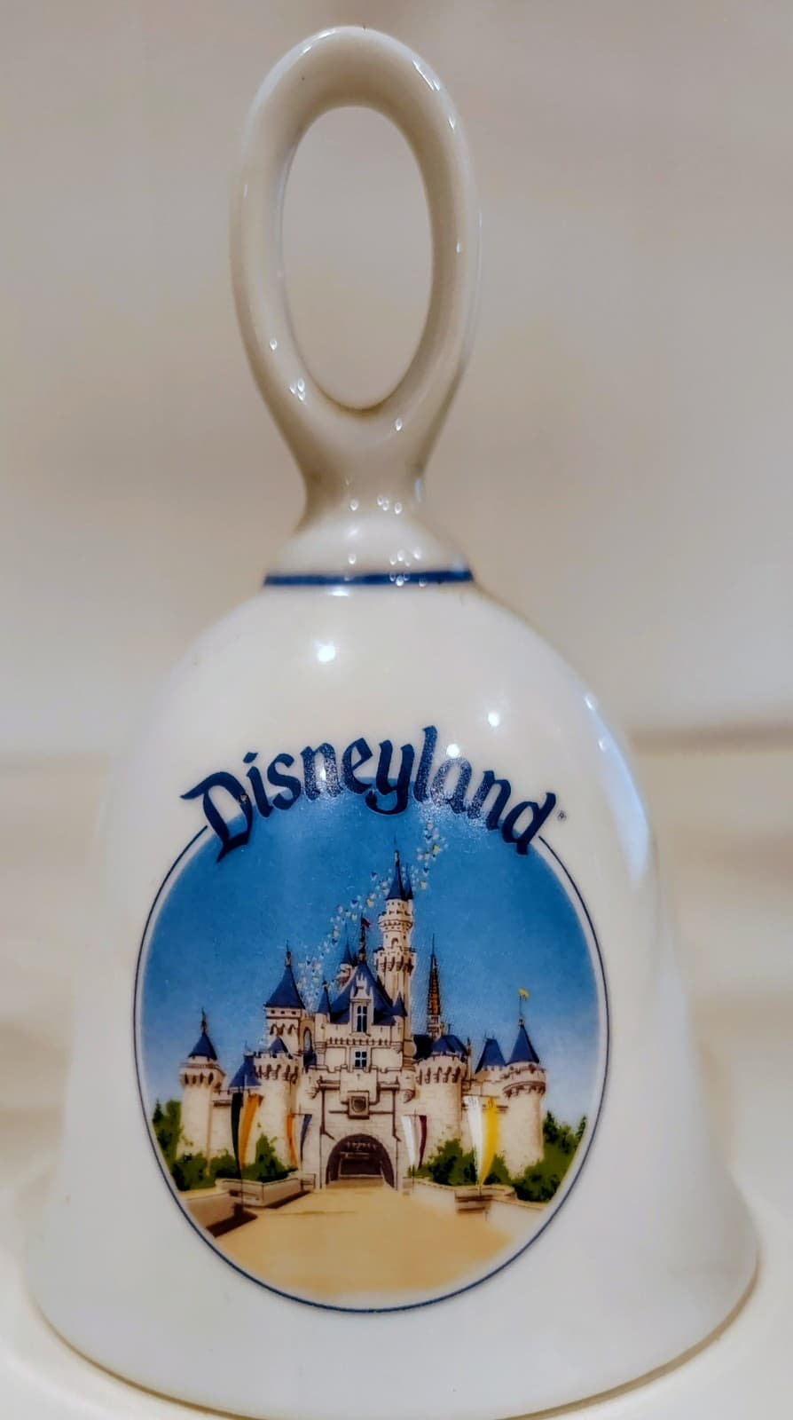 Disneyland Disney Souvenir Ceramic Bell Castle Walt Disney, Price Tag, No Bell - Thumbnail 4