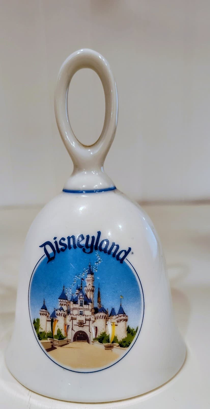 Disneyland Disney Souvenir Ceramic Bell Castle Walt Disney, Price Tag, No Bell
