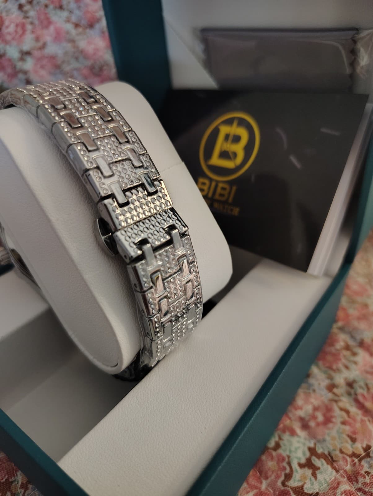 NWT Bibi Rhinestone Silver Luxury Watch - Thumbnail 8