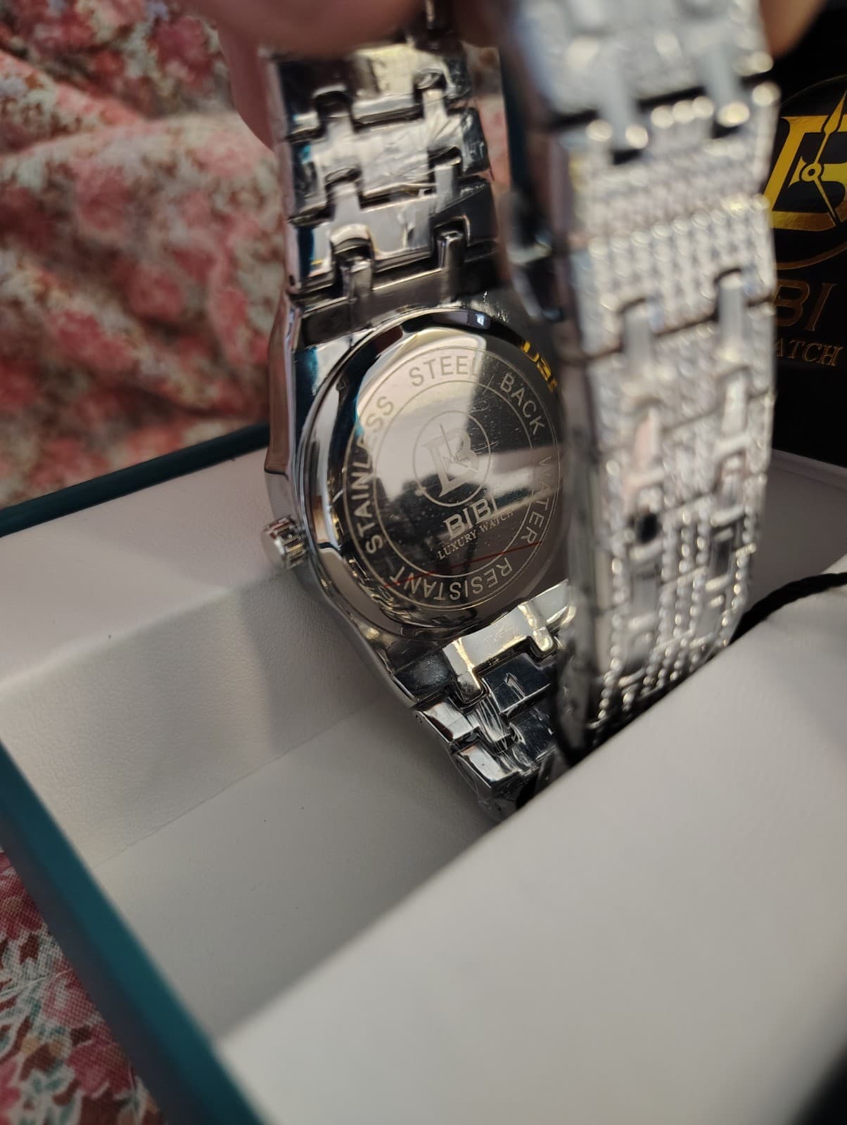 NWT Bibi Rhinestone Silver Luxury Watch - Thumbnail 9