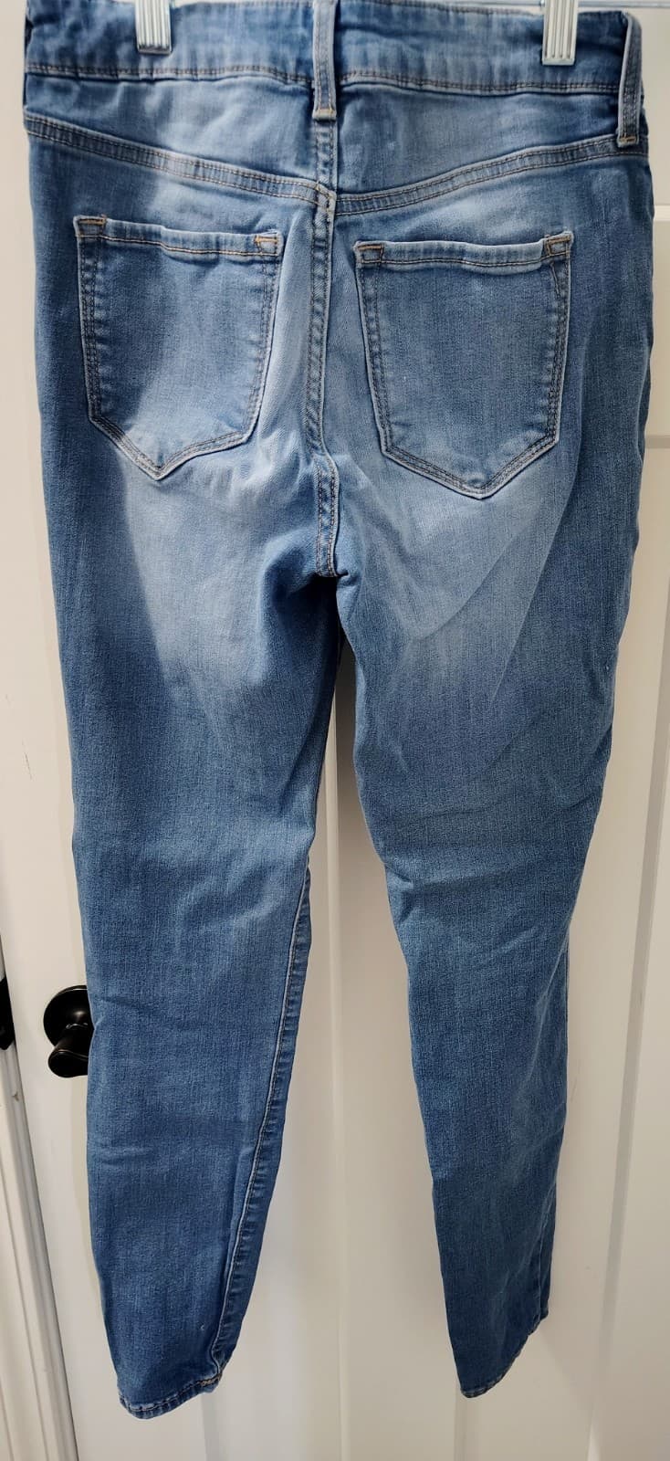 Old Navy Mid-Rise Rockstar Skinny Jeans Size 2 Light Wash - Thumbnail 3