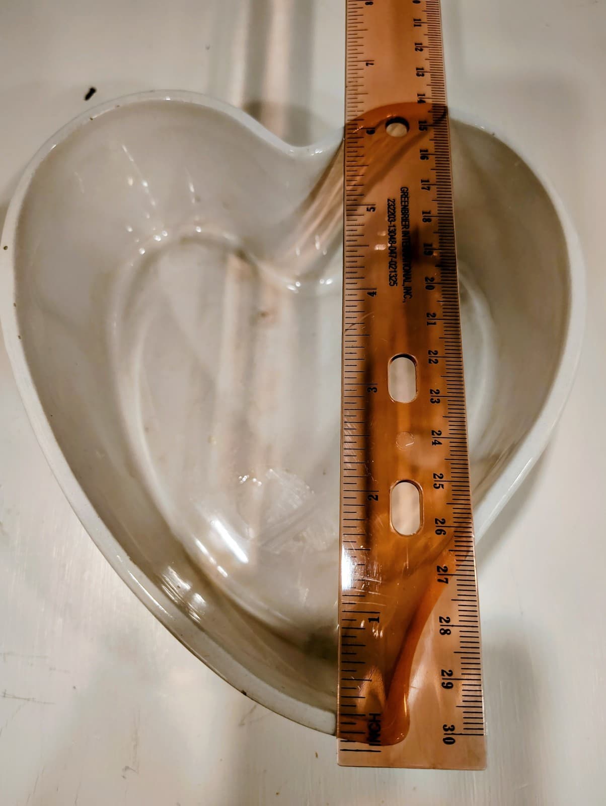 Vintage FTD Curvy Heart Bowl Planter 1979 Portugal Ceramic Love Valentine's Day - Thumbnail 7