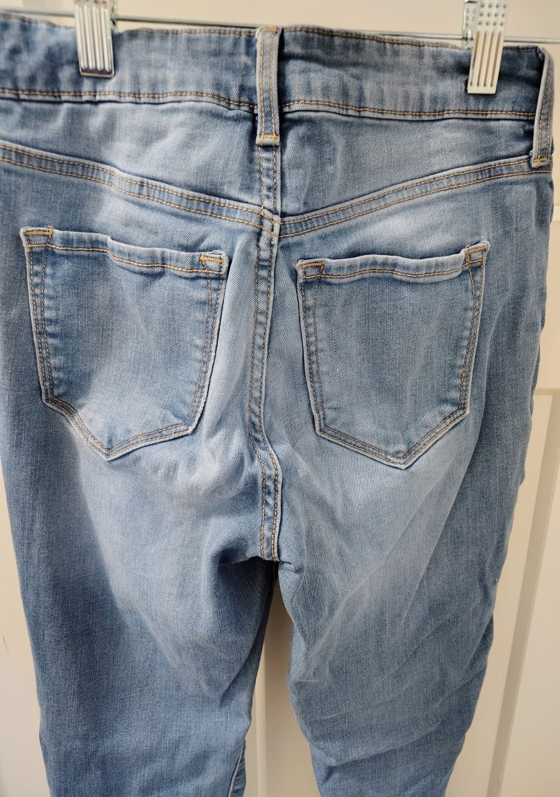 Old Navy Mid-Rise Rockstar Skinny Jeans Size 2 Light Wash - Thumbnail 6