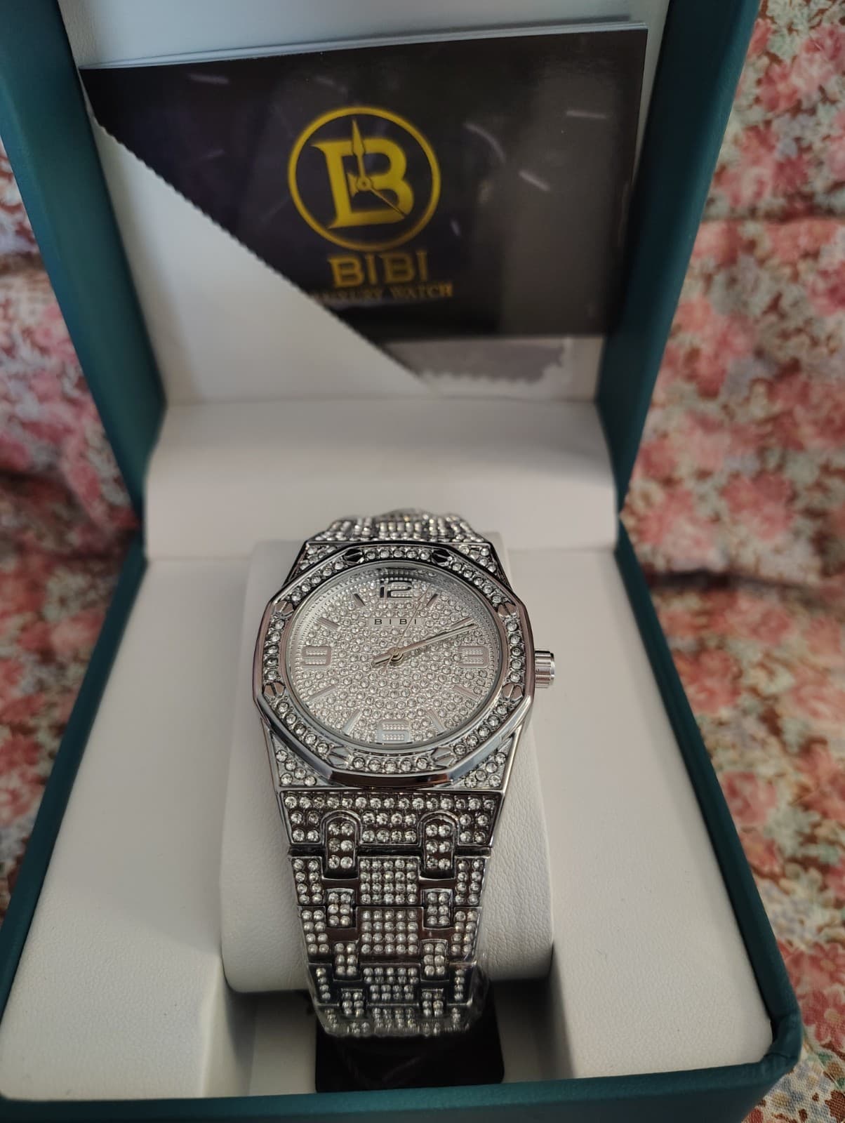 NWT Bibi Rhinestone Silver Luxury Watch - Thumbnail 5
