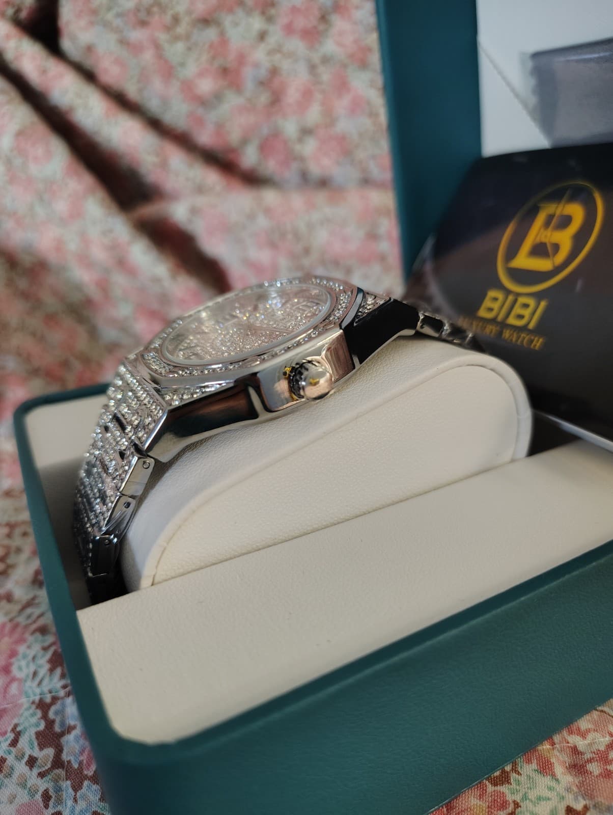 NWT Bibi Rhinestone Silver Luxury Watch - Thumbnail 7