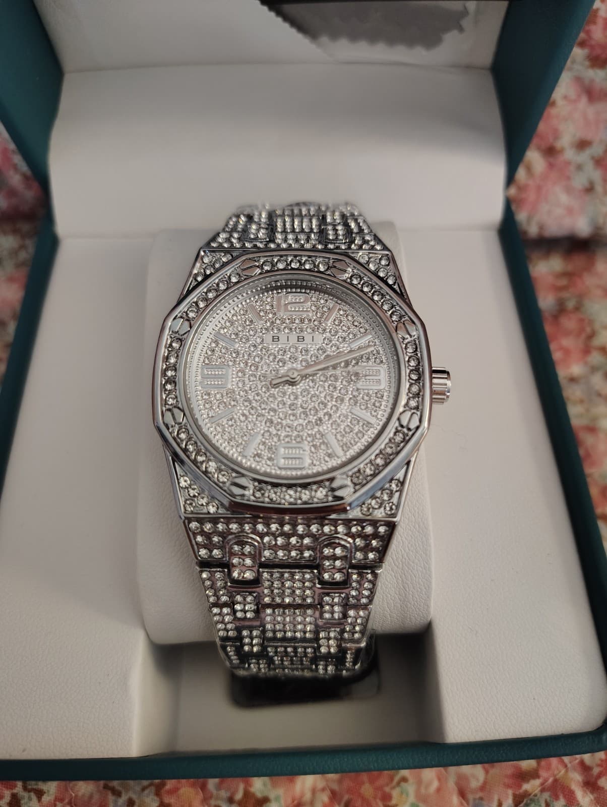 NWT Bibi Rhinestone Silver Luxury Watch - Thumbnail 4
