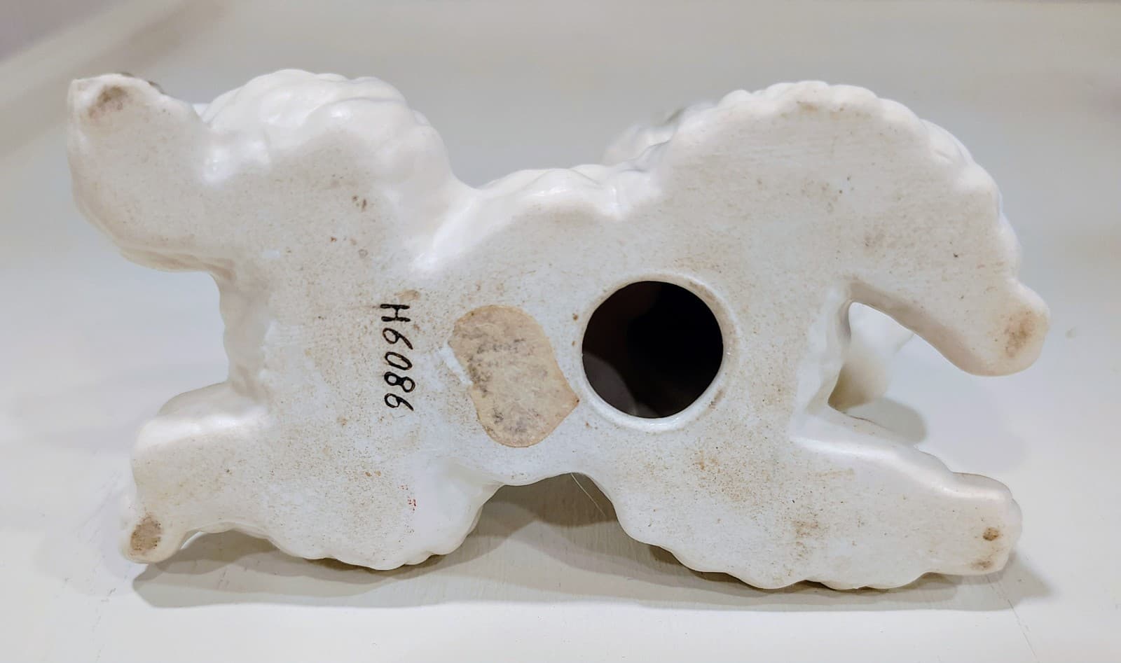 Vintage Lefton Ceramic White Poodle Dog Porcelain, Japan, 1950's - Thumbnail 9