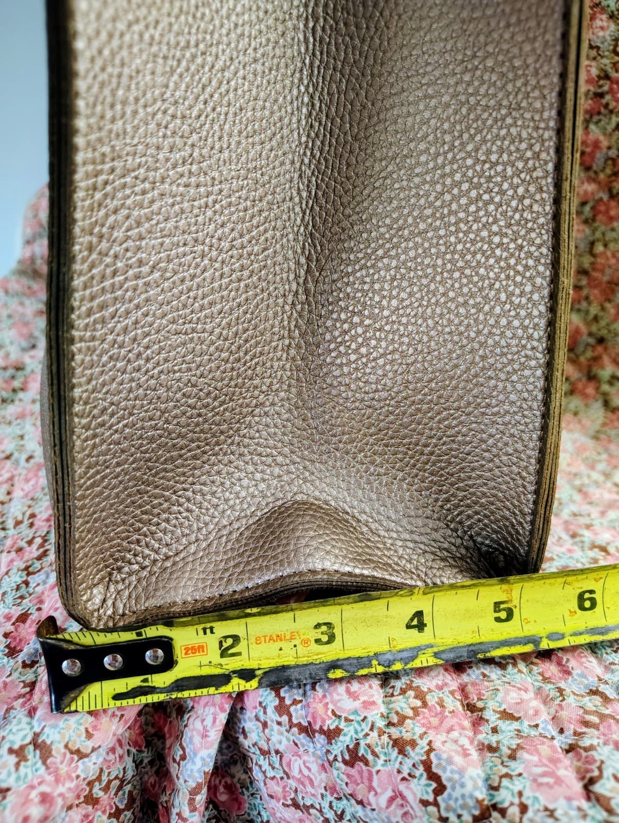 Ulta Beauty textured bronze-colored metallic Tote Bag - Thumbnail 17