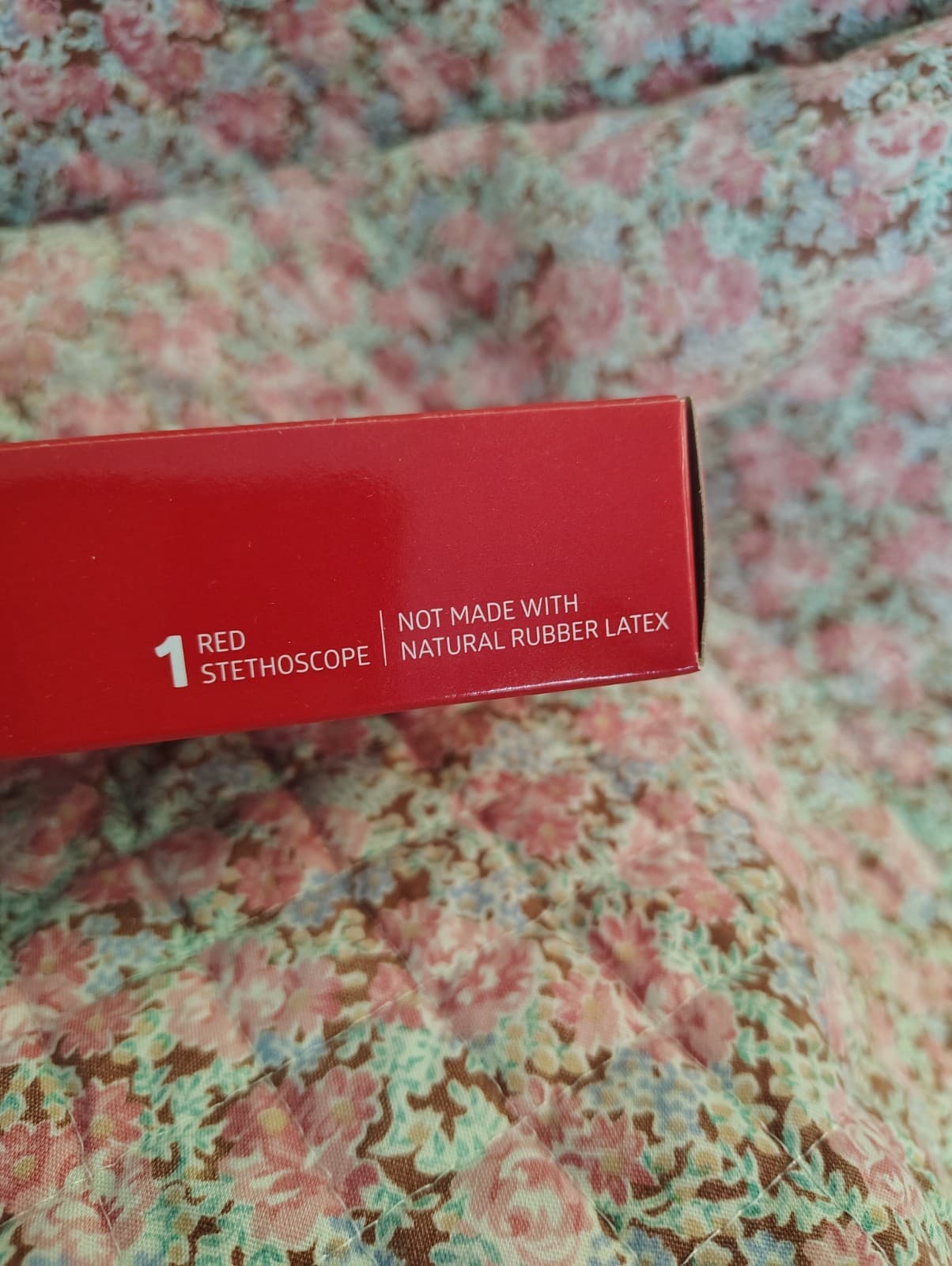 Medline Red Dual Head Stethoscope - Thumbnail 3