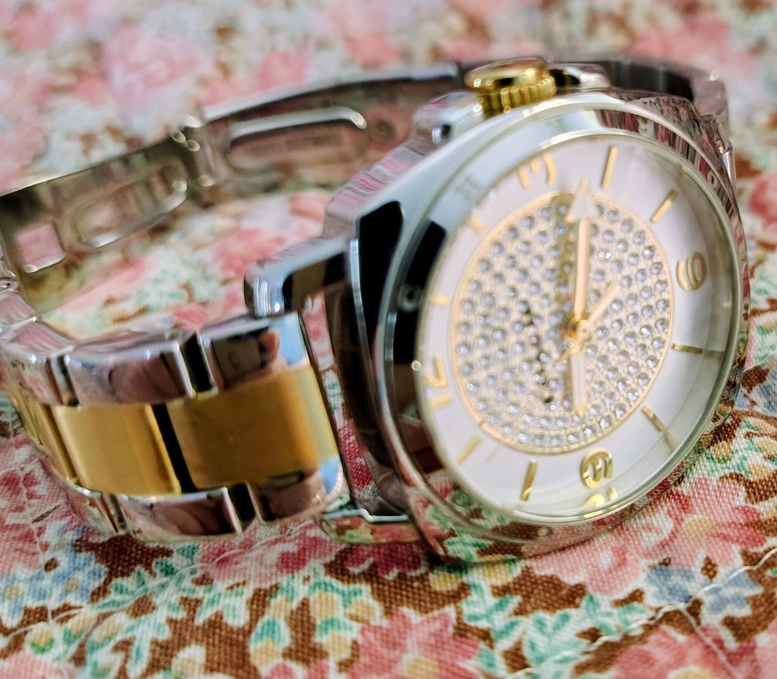 Coach Boyfriend Small watch featuring a two-tone silver and gold stainless steel - Thumbnail 8