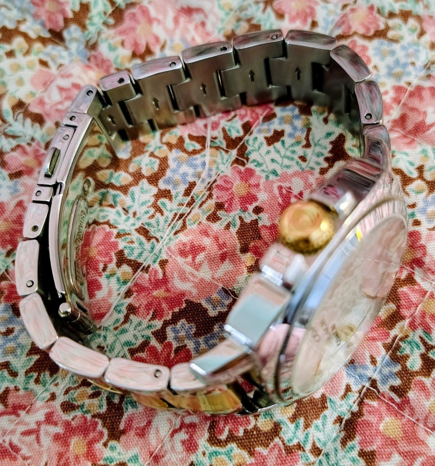 Coach Boyfriend Small watch featuring a two-tone silver and gold stainless steel - Thumbnail 4