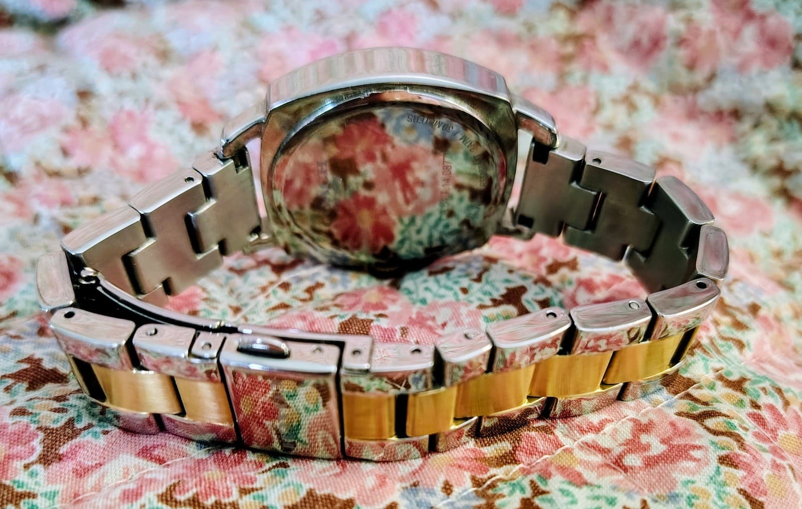 Coach Boyfriend Small watch featuring a two-tone silver and gold stainless steel - Thumbnail 6