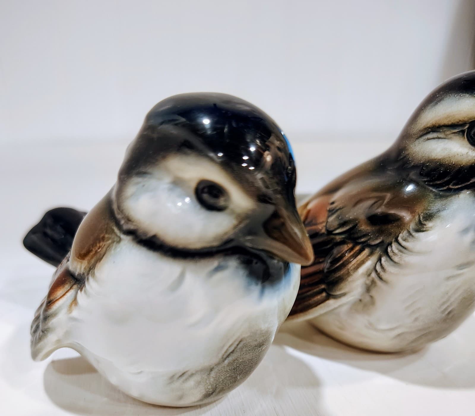 Vintage Goebel, PAIR Of 2 Blue Brown Sparrow Figurine Bird West Germany EUC Mint - Thumbnail 12