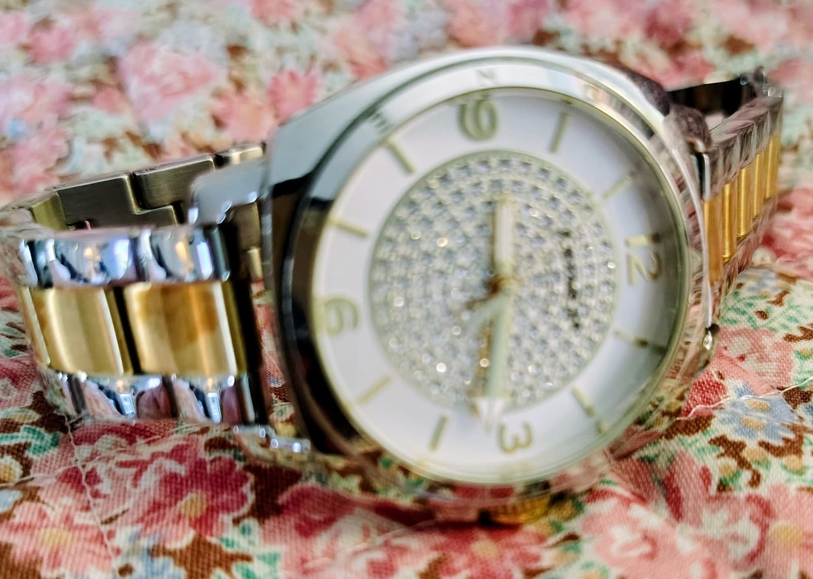 Coach Boyfriend Small watch featuring a two-tone silver and gold stainless steel - Thumbnail 11
