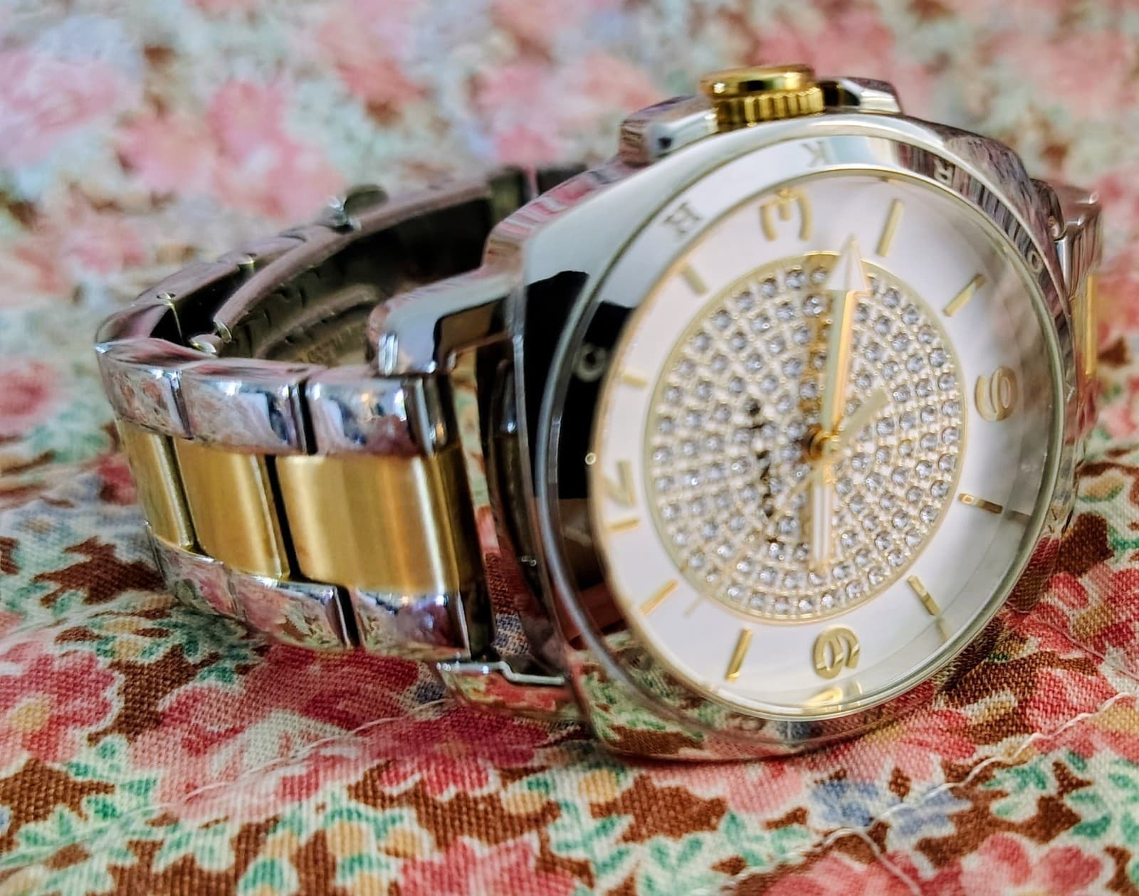 Coach Boyfriend Small watch featuring a two-tone silver and gold stainless steel - Thumbnail 2