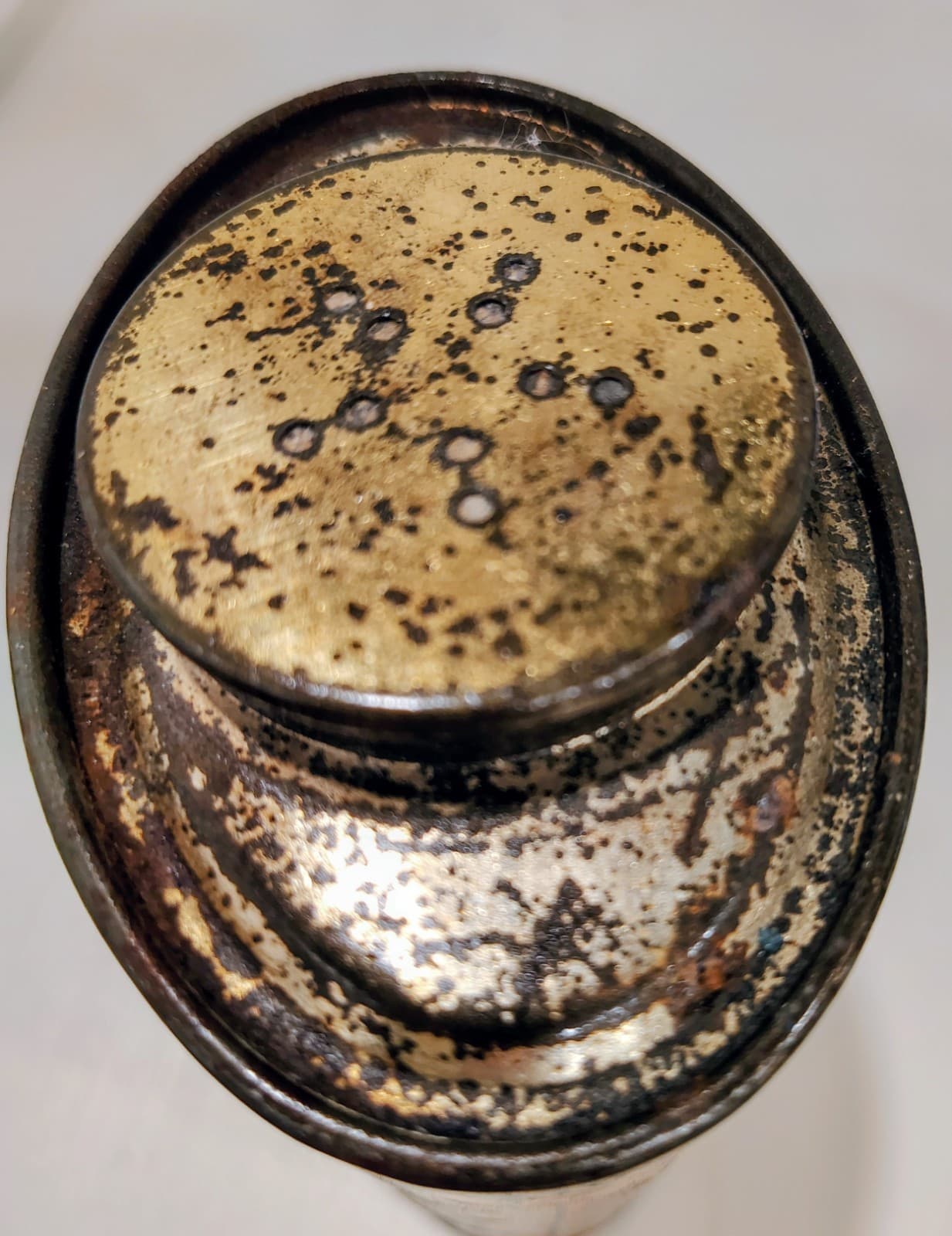 Vintage 1910-1920 Orange Blossom Talcum Powder Oval FULL Tin - Thumbnail 6