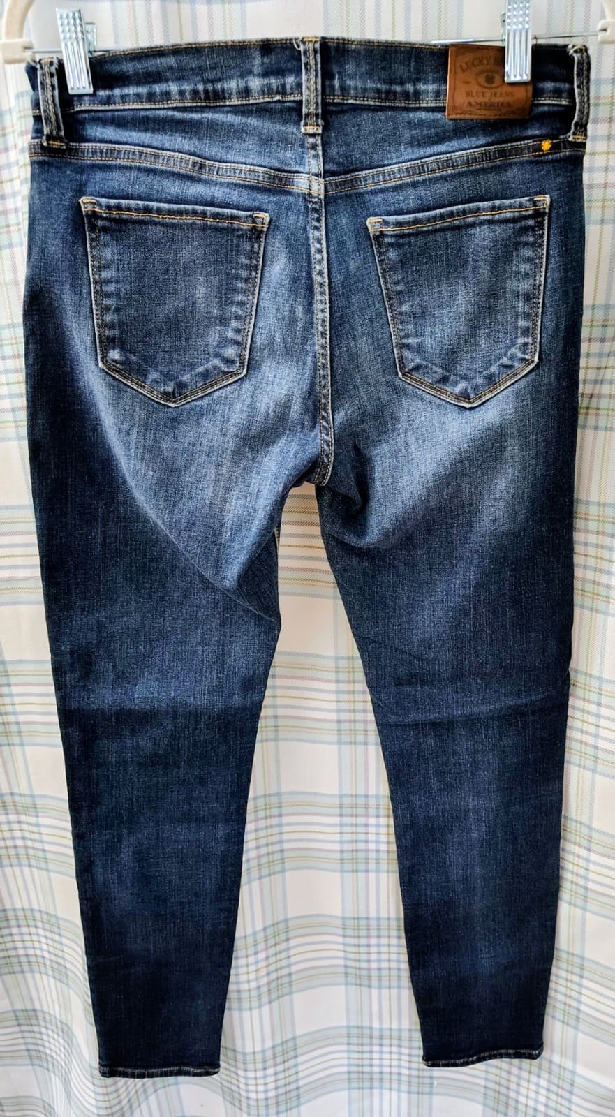 LUCKY BRAND Dark Wash Women's BROOKE SKINNY Stretch Jeans Sz 8/29 Reg - Thumbnail 2