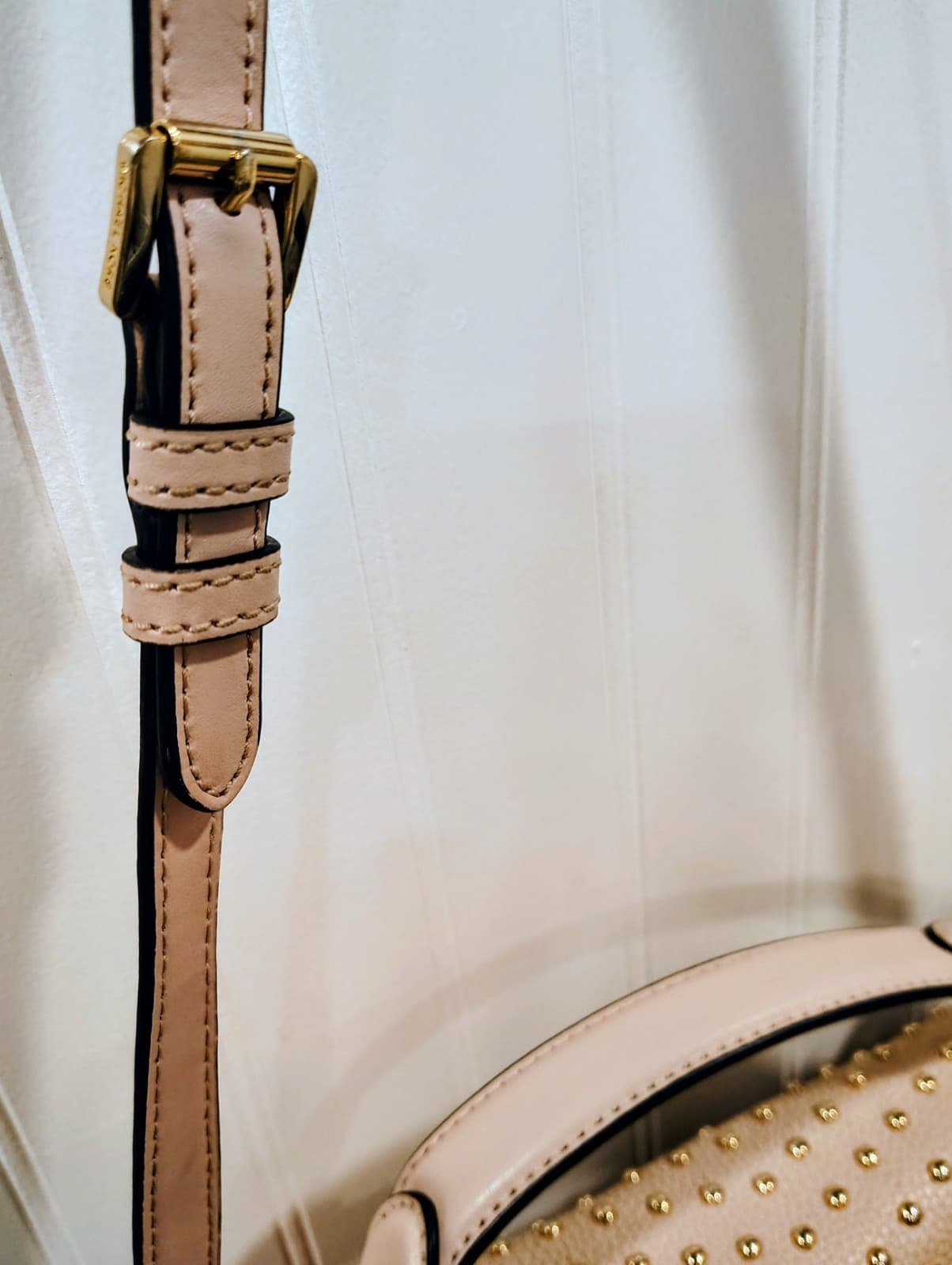 NWT Michael Kors Bristol Studded Leather Satchel Soft Pink, Retired, MSRP $368 - Thumbnail 10