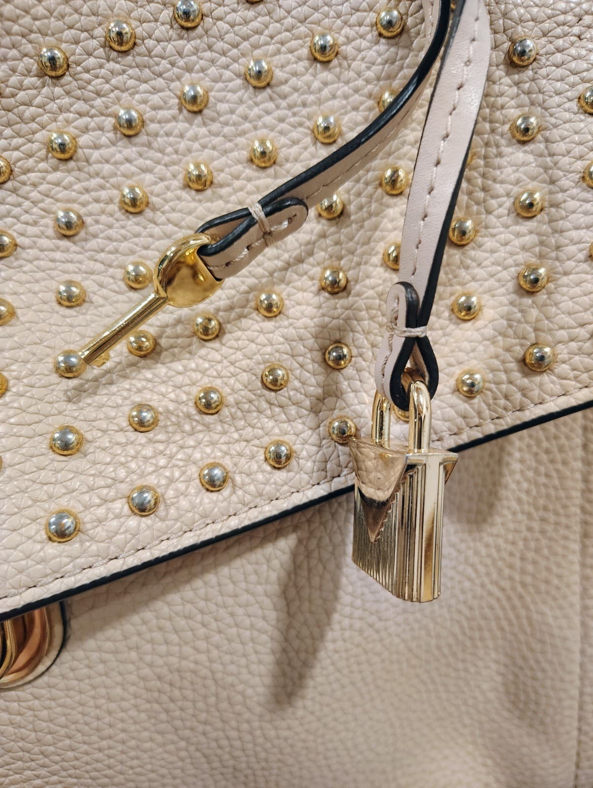 NWT Michael Kors Bristol Studded Leather Satchel Soft Pink, Retired, MSRP $368 - Thumbnail 16