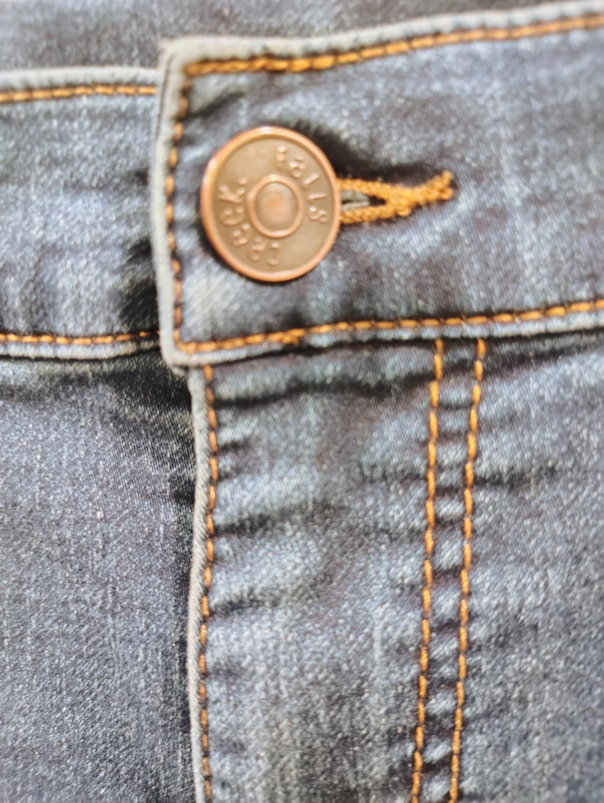 Creek Tails Boys Denim Blue Jeans, Size 14 - Thumbnail 5