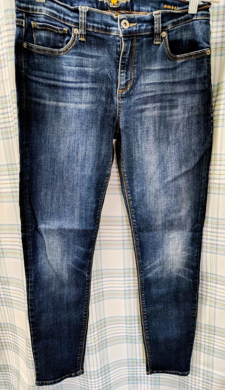 LUCKY BRAND Dark Wash Women's BROOKE SKINNY Stretch Jeans Sz 8/29 Reg - Thumbnail 9
