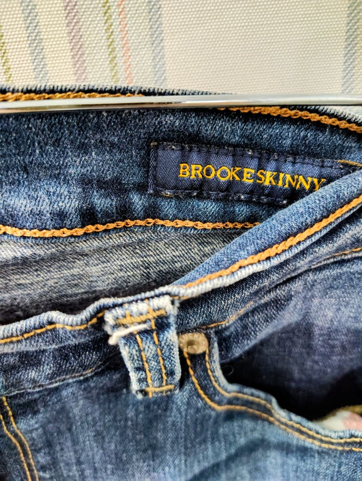 LUCKY BRAND Dark Wash Women's BROOKE SKINNY Stretch Jeans Sz 8/29 Reg - Thumbnail 6